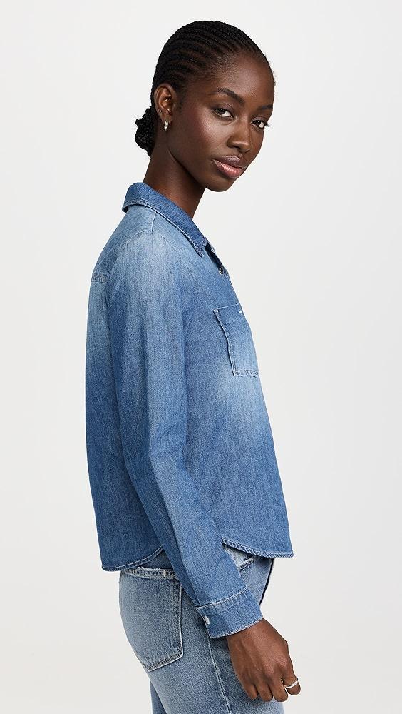 L'AGENCE Isla Denim Shirt | Shopbop Product Image