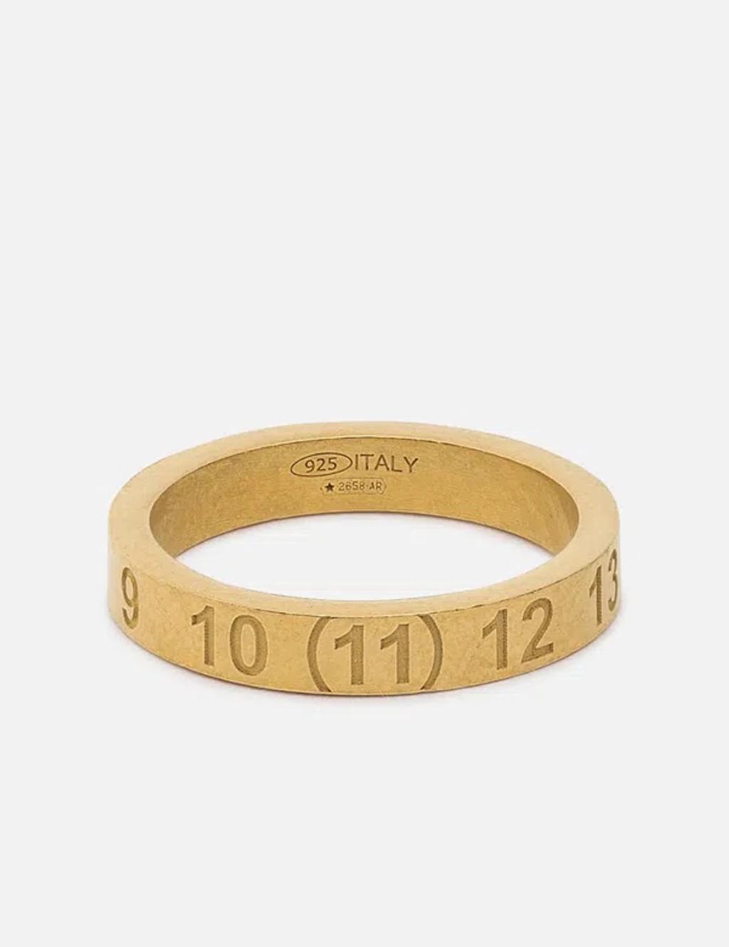 MAISON MARGIELA Gold Numerical Ring Product Image