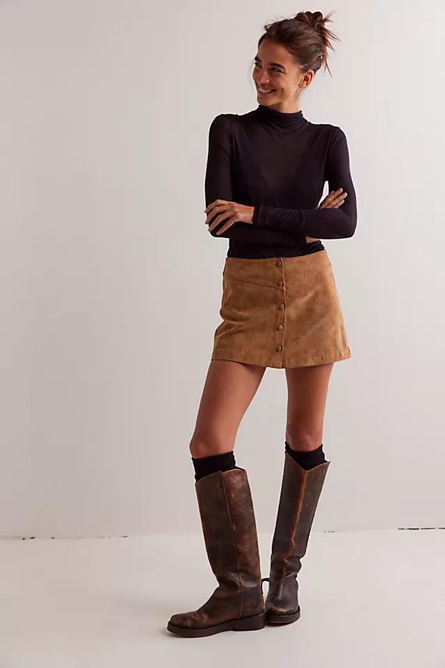 After Party Suede Mini Skirt Product Image