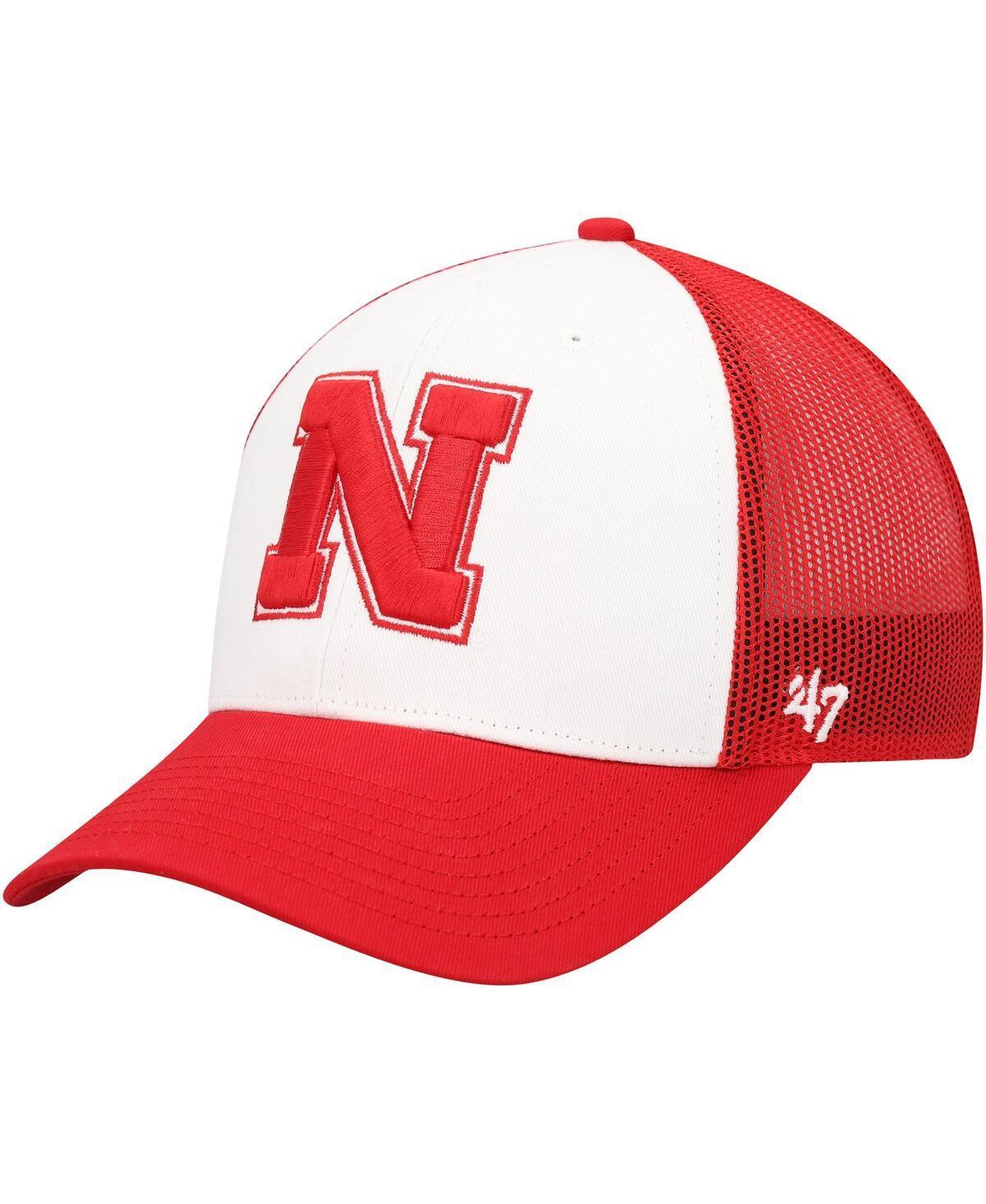 Mens 47 /Scarlet Nebraska Huskers Freshman Trucker Adjustable Hat Product Image