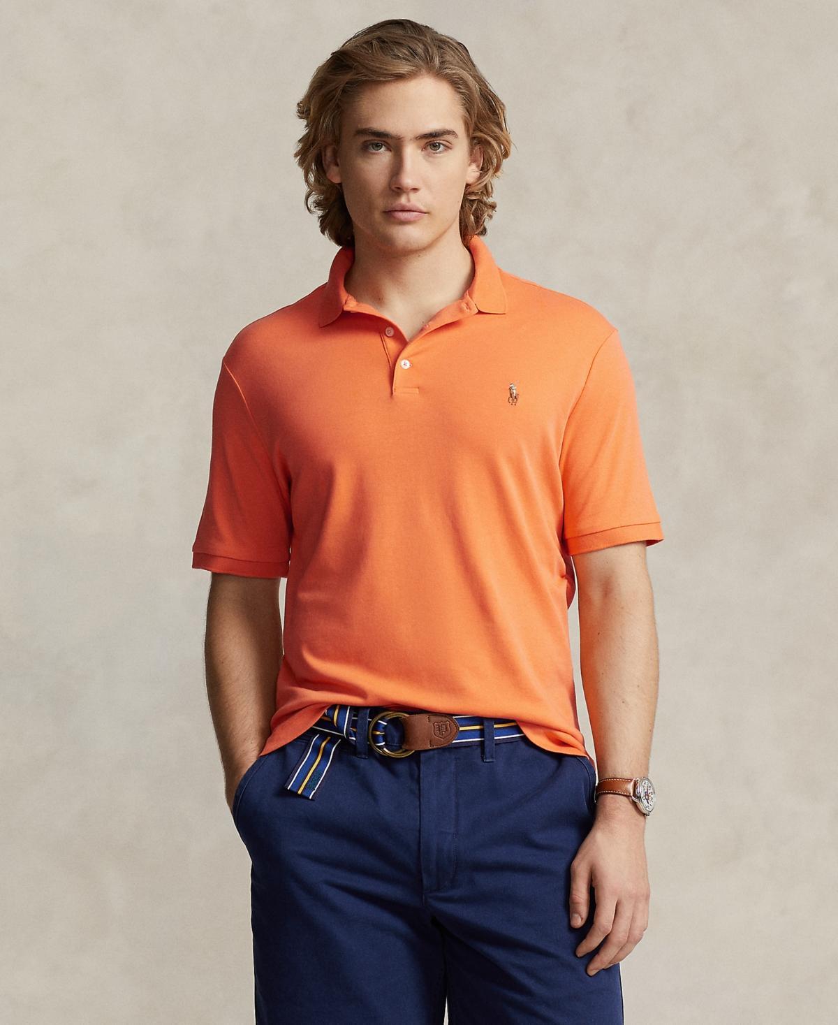 Mens Classic-Fit Cotton Polo Shirt Product Image