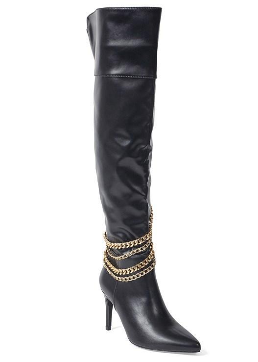 Chain High Heel Boots product image