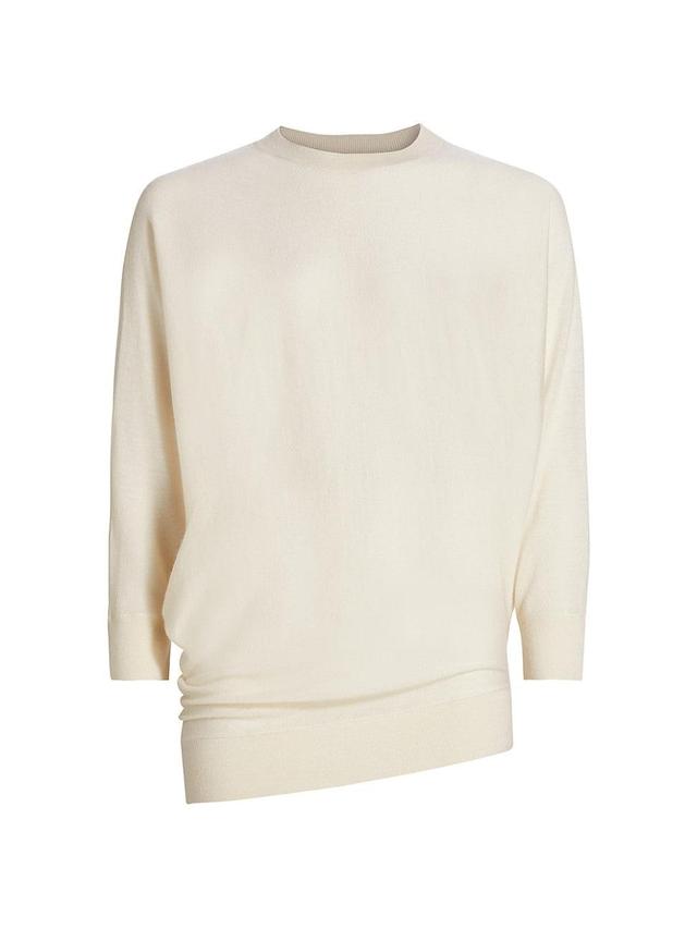 Womens Cashmere Asymmetric Sweater Product Image