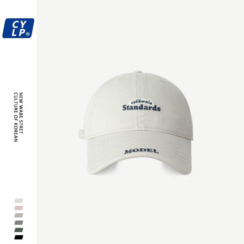 Lettering Embroidered Baseball Cap Product Image