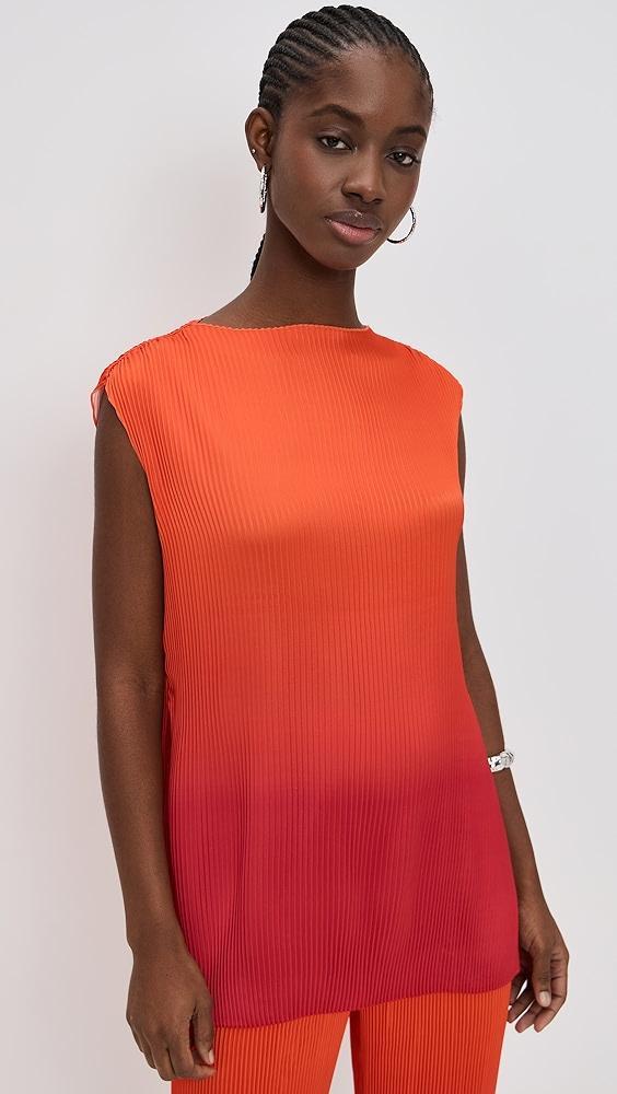 Andrea Iyamah Atti Pleated Top | Shopbop Product Image