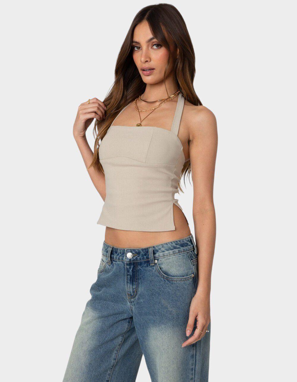 EDIKTED Dara Halter Top Product Image