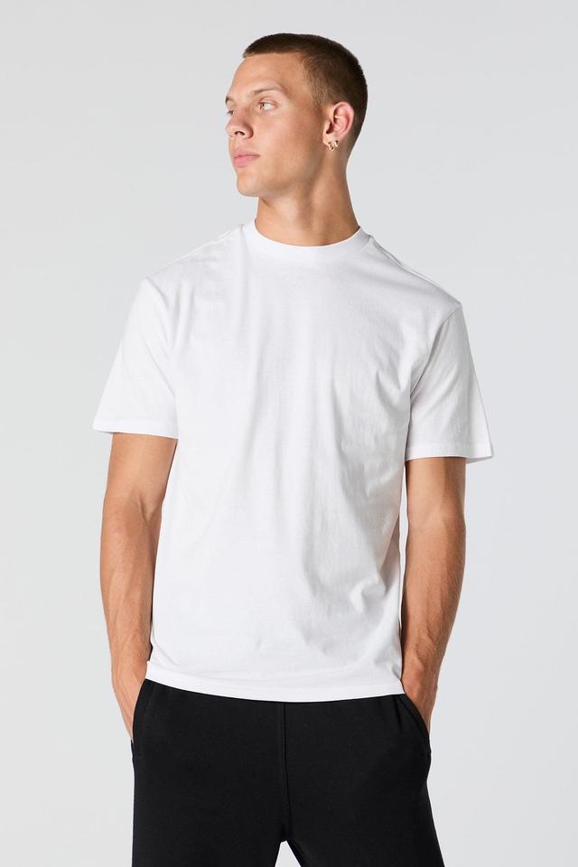 Solid Crewneck T-Shirt Male Product Image