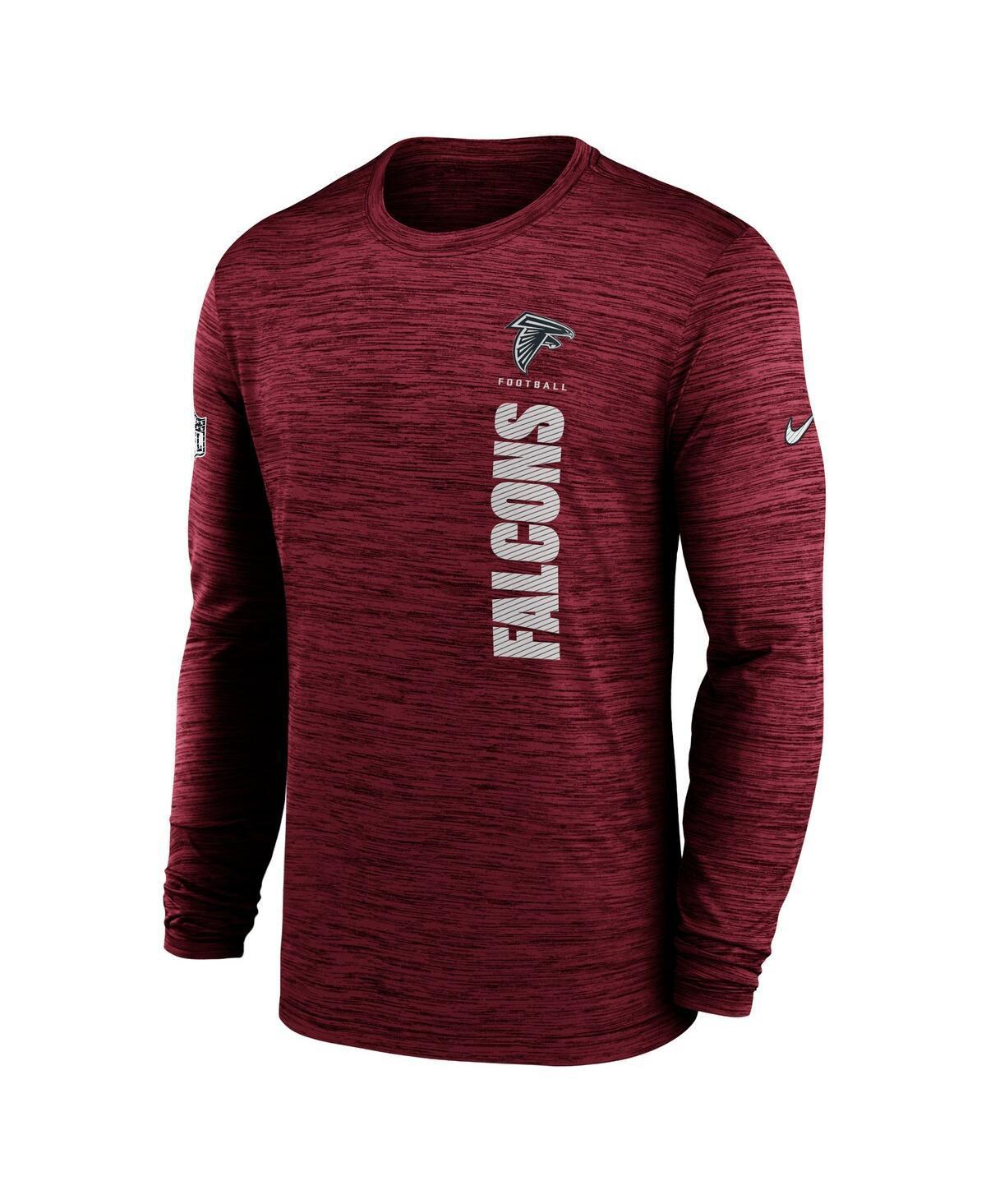 NIKE Men's Red Atlanta Falcons 2024 Sideline Velocity Performance Long Sleeve T-shirt Product Image