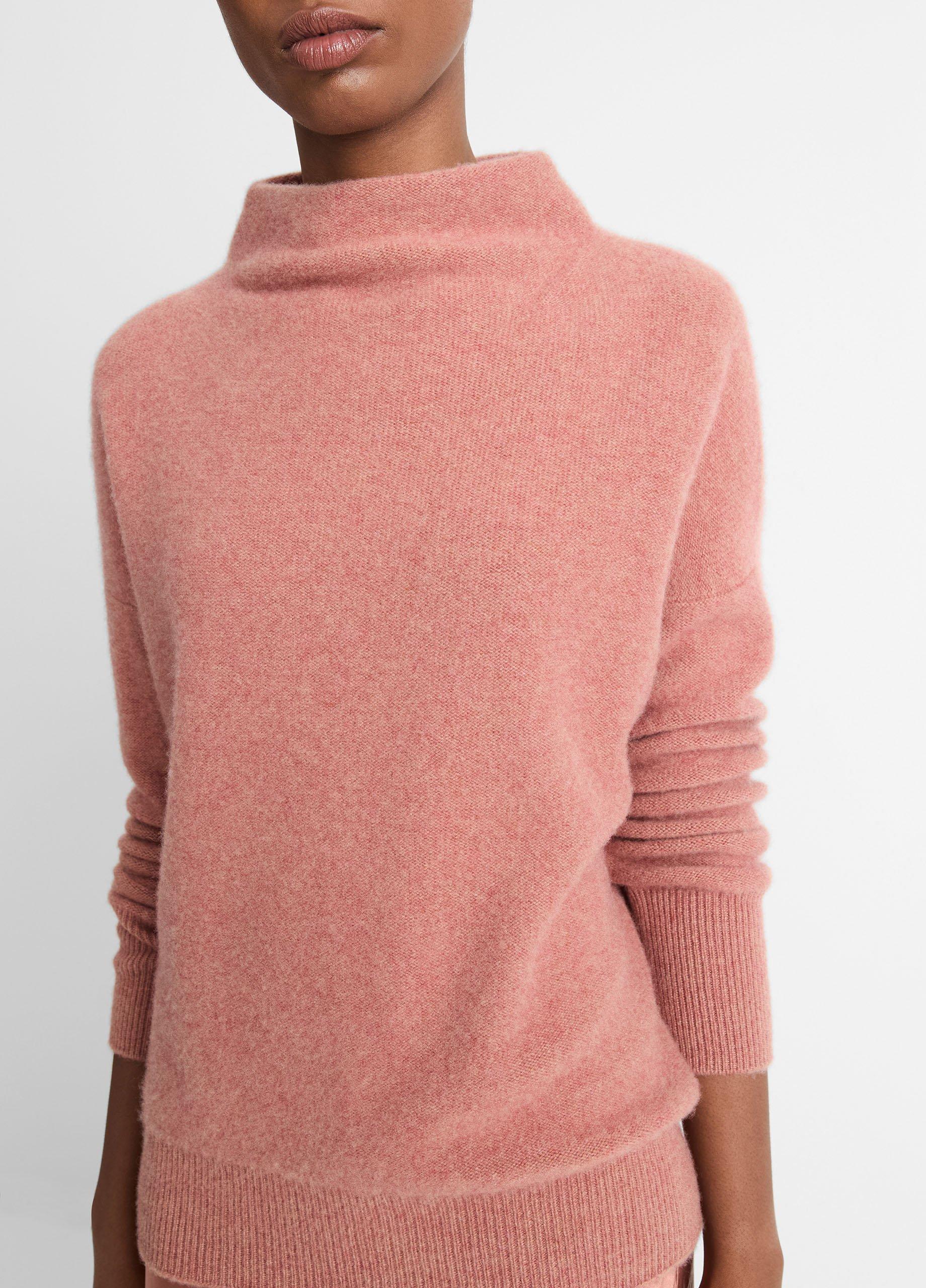 Plush Cashmere Funnel Neck Sweater Product Image