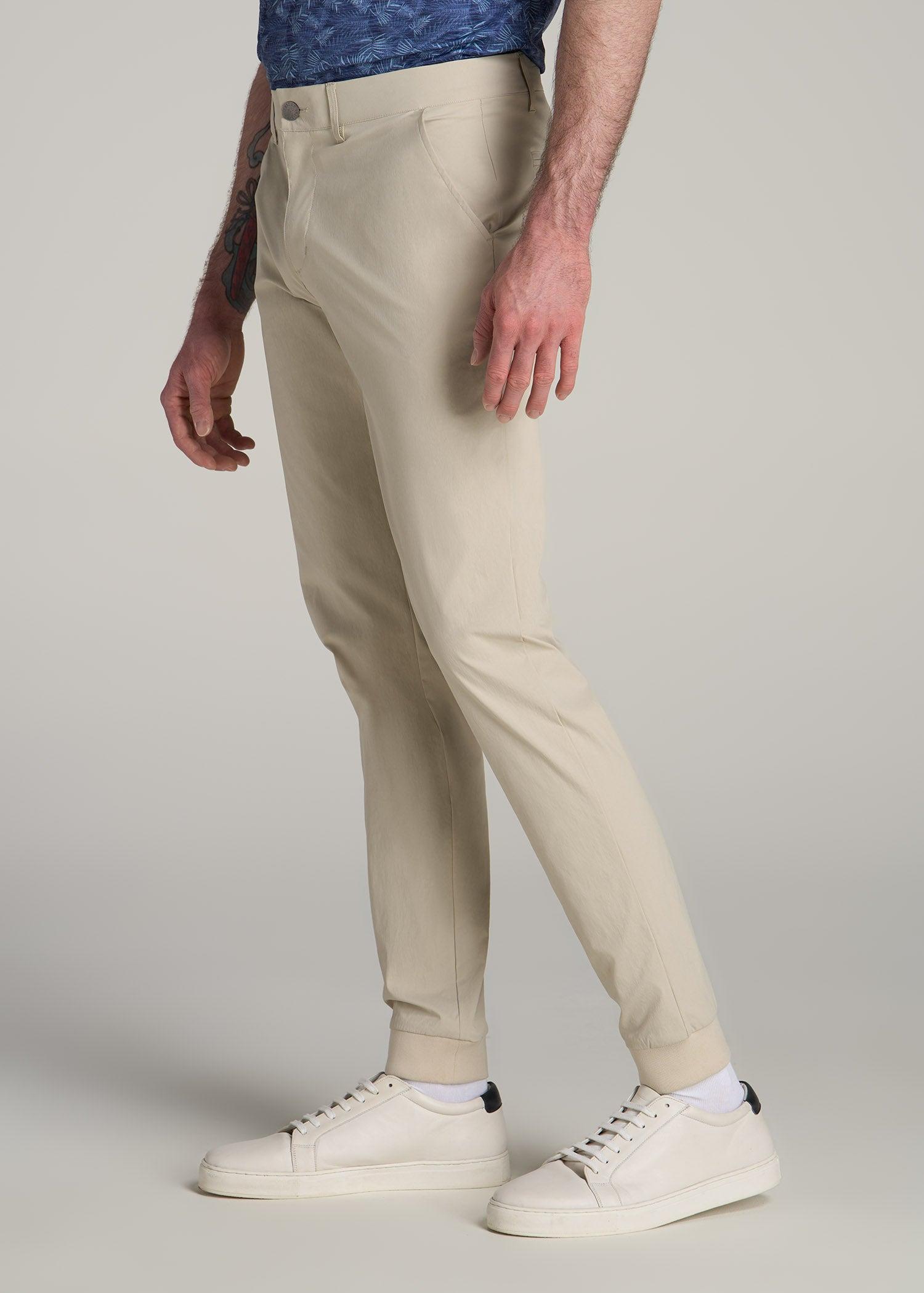 Tall Men's Traveler Joggers in Stone Male Product Image