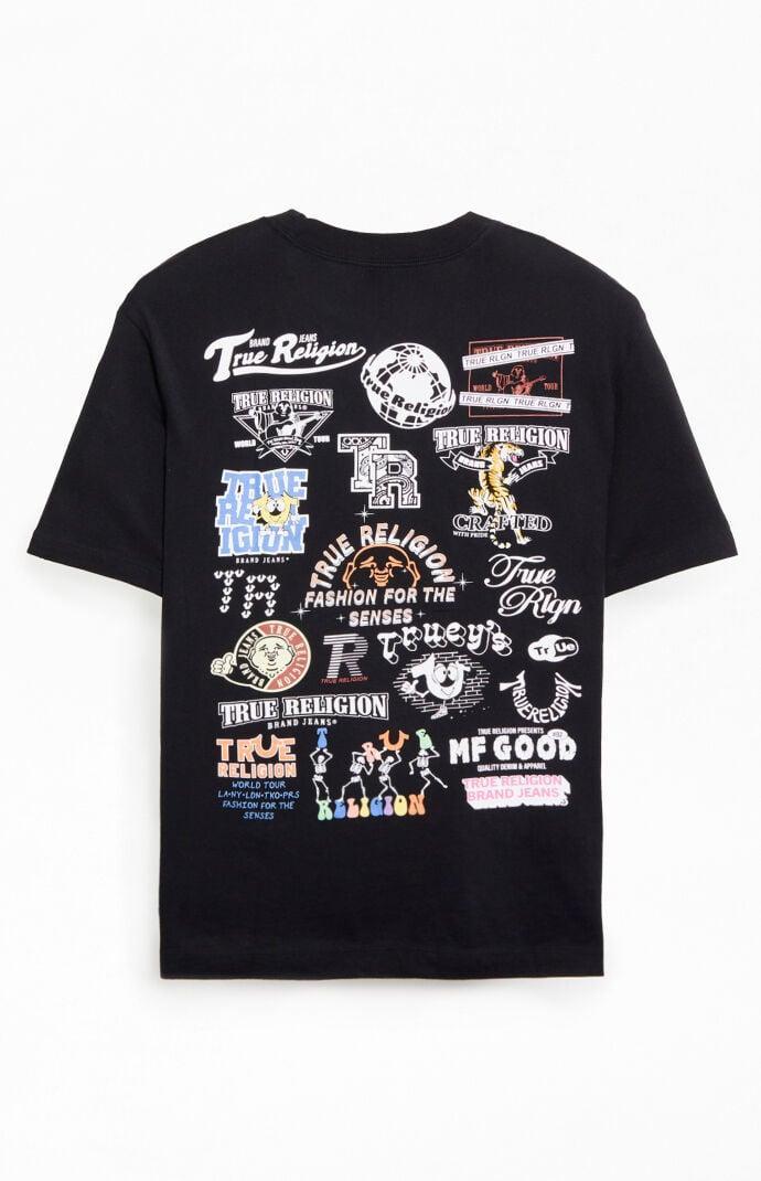 True Religion Mens Multi Graphic T-Shirt Product Image