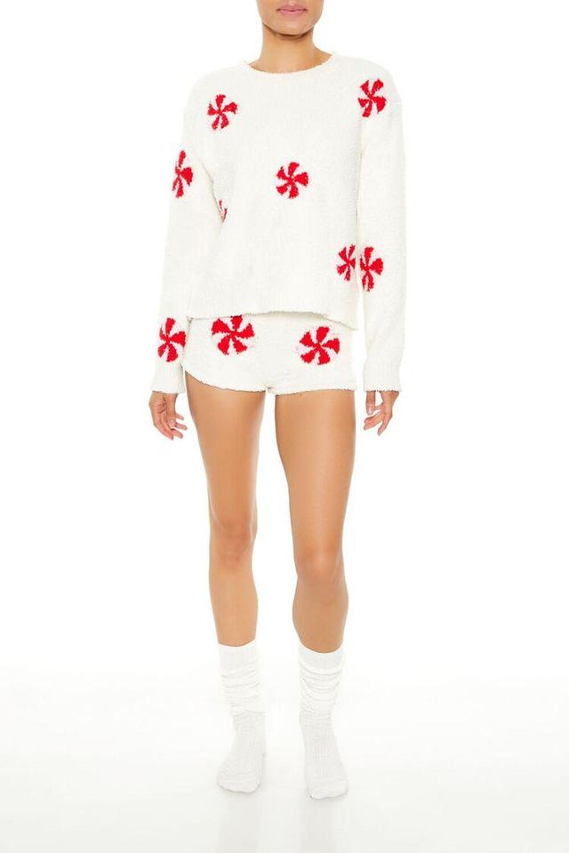 Peppermint Candy Pajama Shorts | Forever 21 Product Image