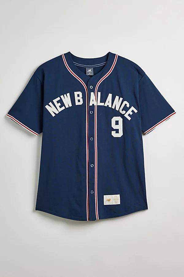 New Balance Baseball Jersey Top Mens at Urban Outfitters Product Image