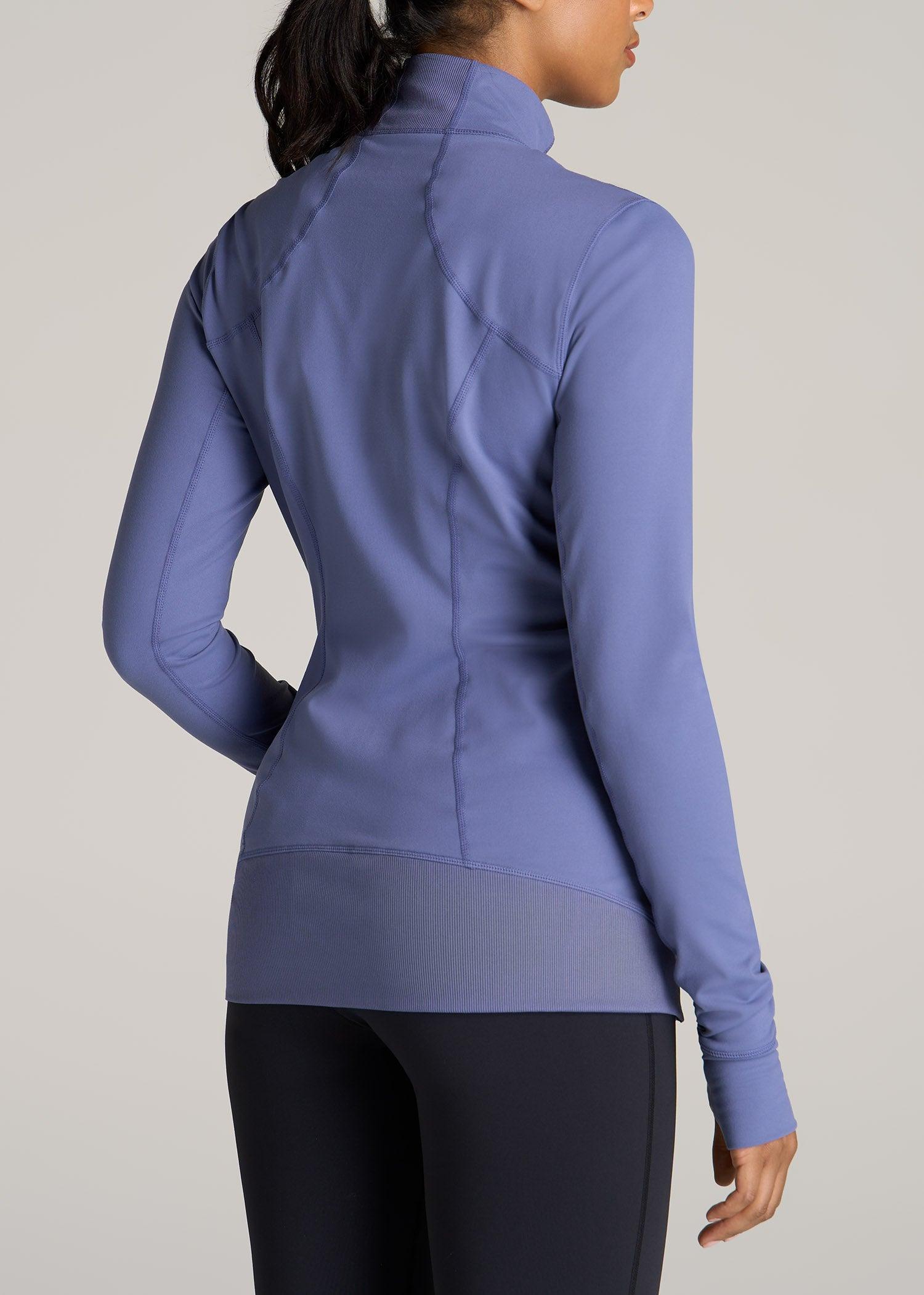 Women's Athletic Zip-Up Jacket in Marlin Blue Female Product Image