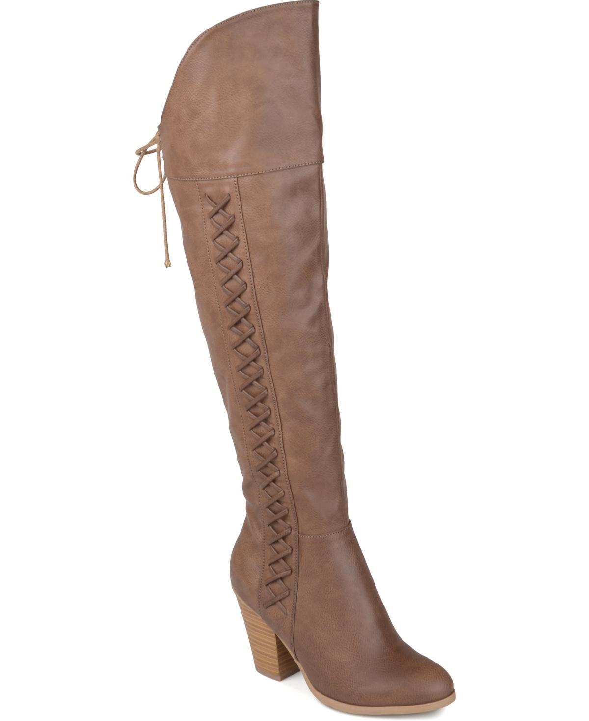 LifeStride Gracie Womens Knee High Boots Dark Brown Product Image