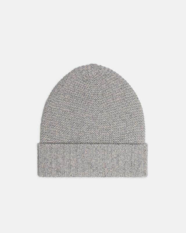 Beanie in Ribbed Cashmere Product Image