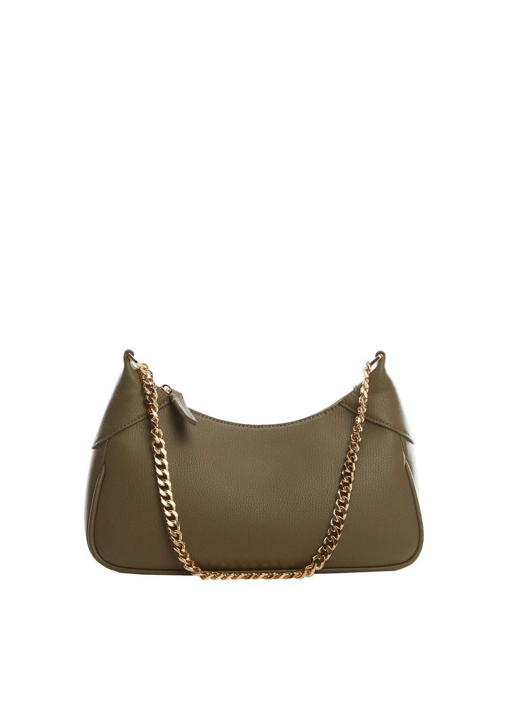 MANGO - Crossbody bag with chain - One size - Women Product Image