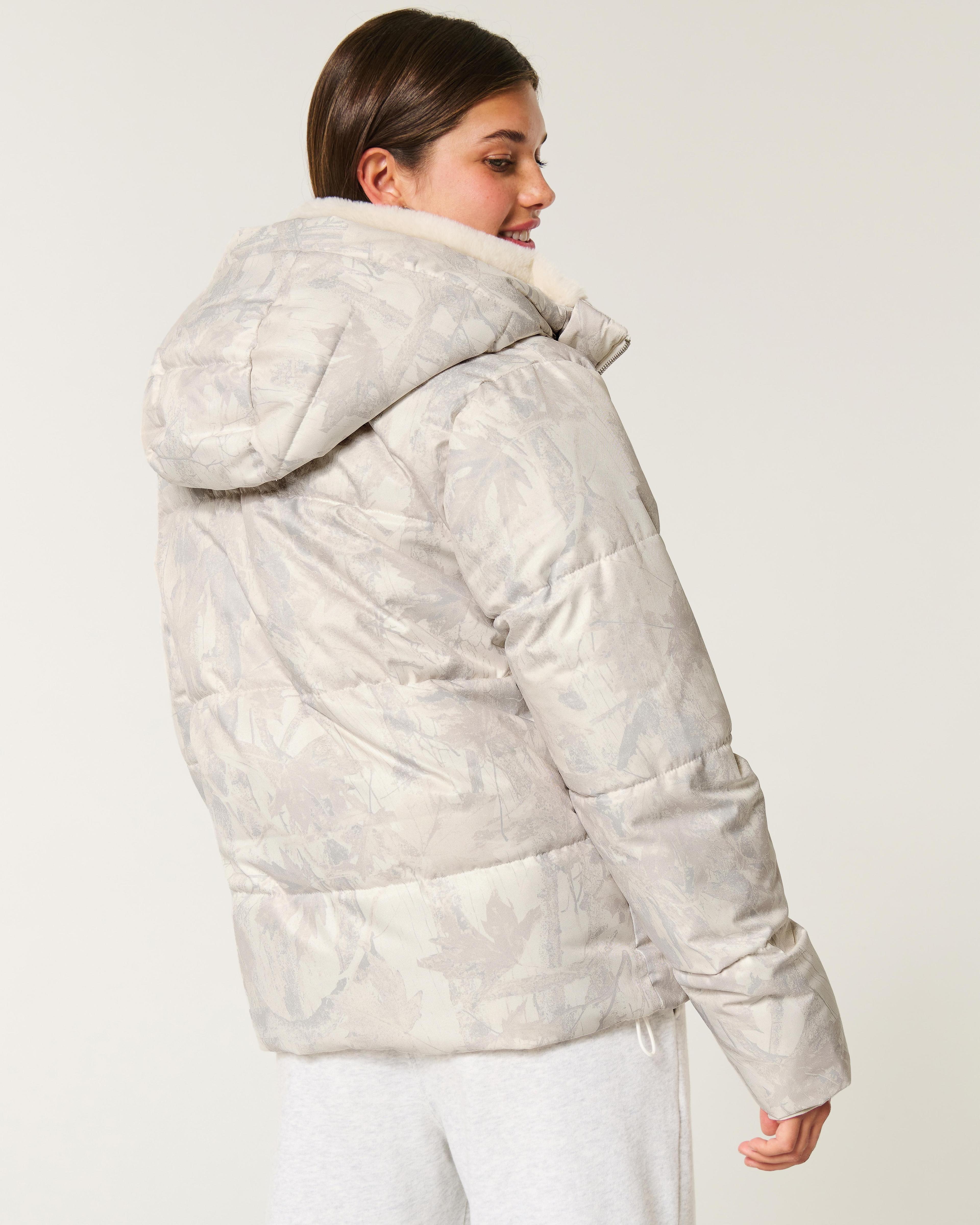 Faux Fur-Lined All-Weather Puffer Jacket Product Image