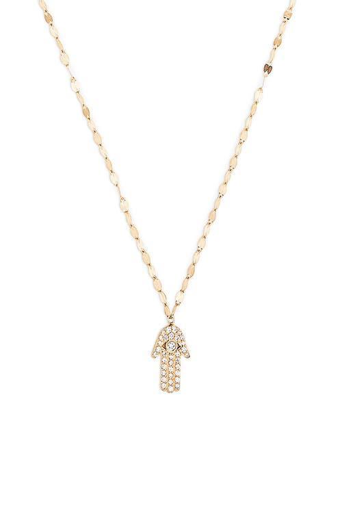 Lana Diamond Hamsa Pendant Necklace Product Image