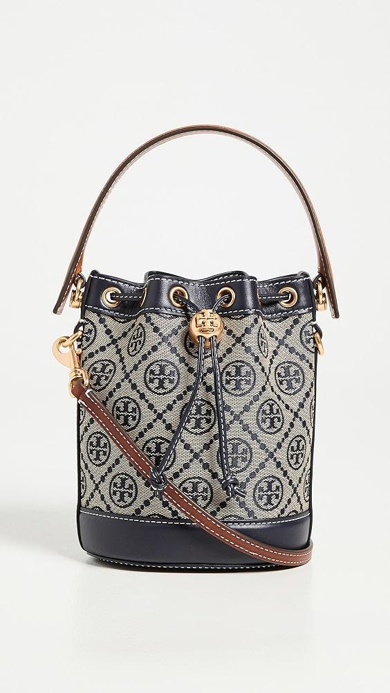 Tory Burch Mini T Monogram Jacquard Bucket Bag | Shopbop Product Image