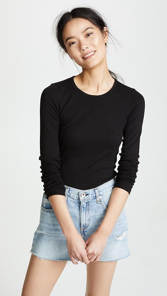 Splendid 1x1 Crew Neck Tee | Shopbop Product Image