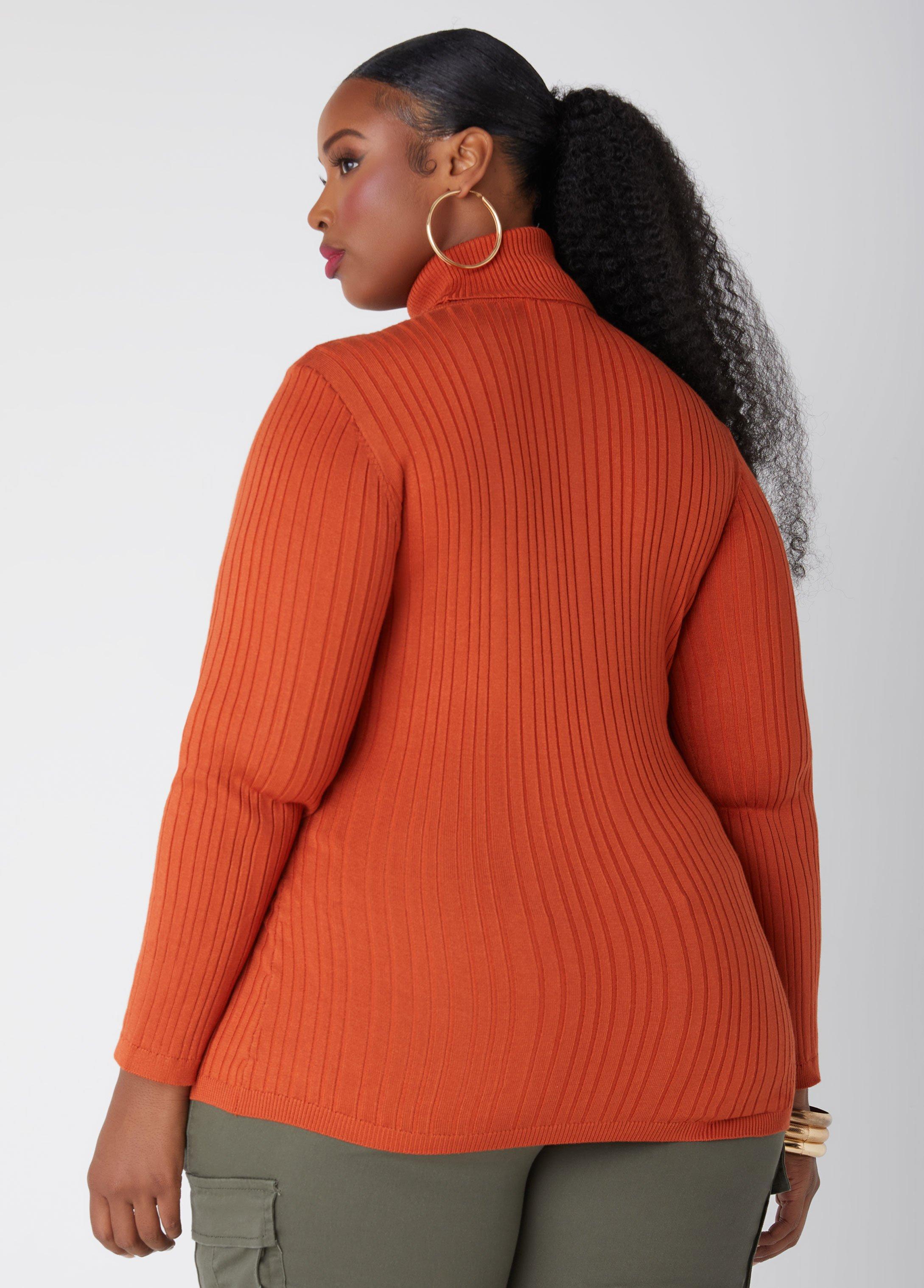 Ribbed Turtleneck Sweater Product Image