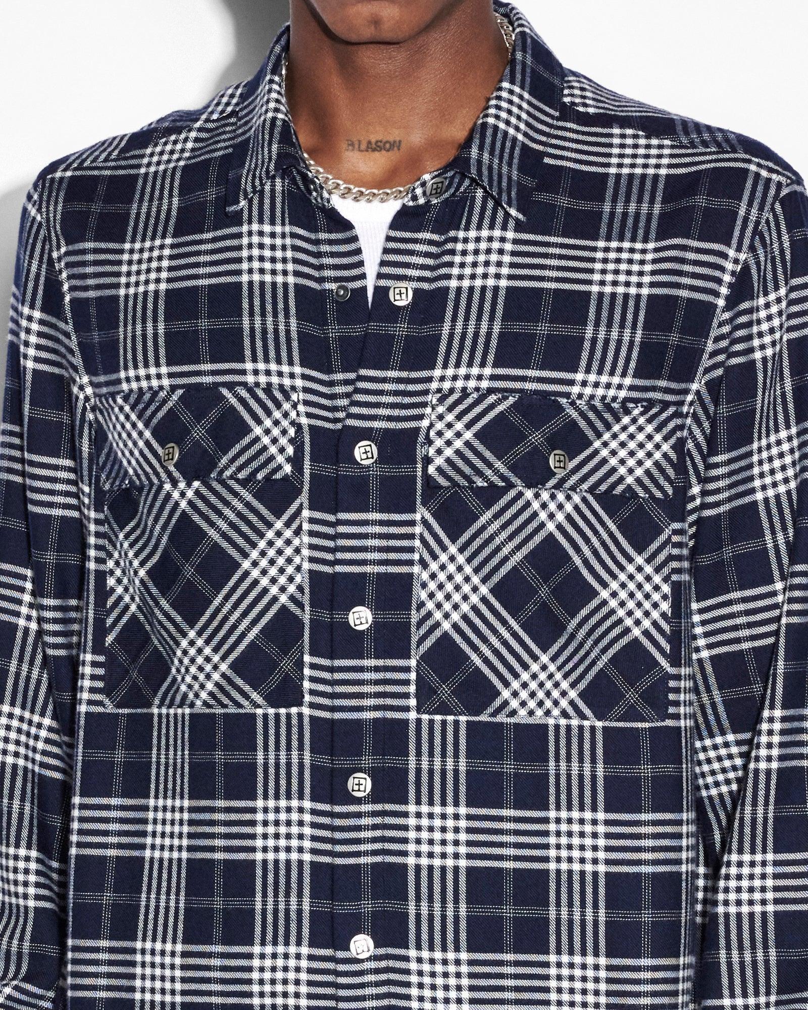 PARADOX LS SHIRT NAVY FADE Male Product Image