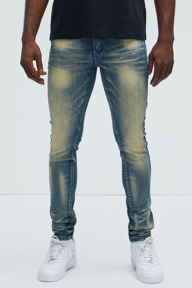 Righteous Skinny Jeans - Vintage Blue Wash Product Image