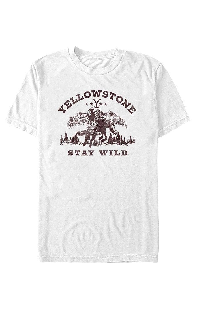 Womens Yellowstone Vintage Stay Wild T-Shirt Product Image