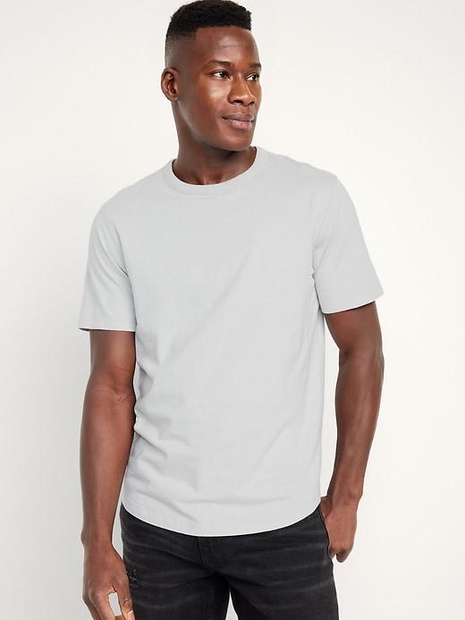 Curved-Hem T-Shirt Product Image