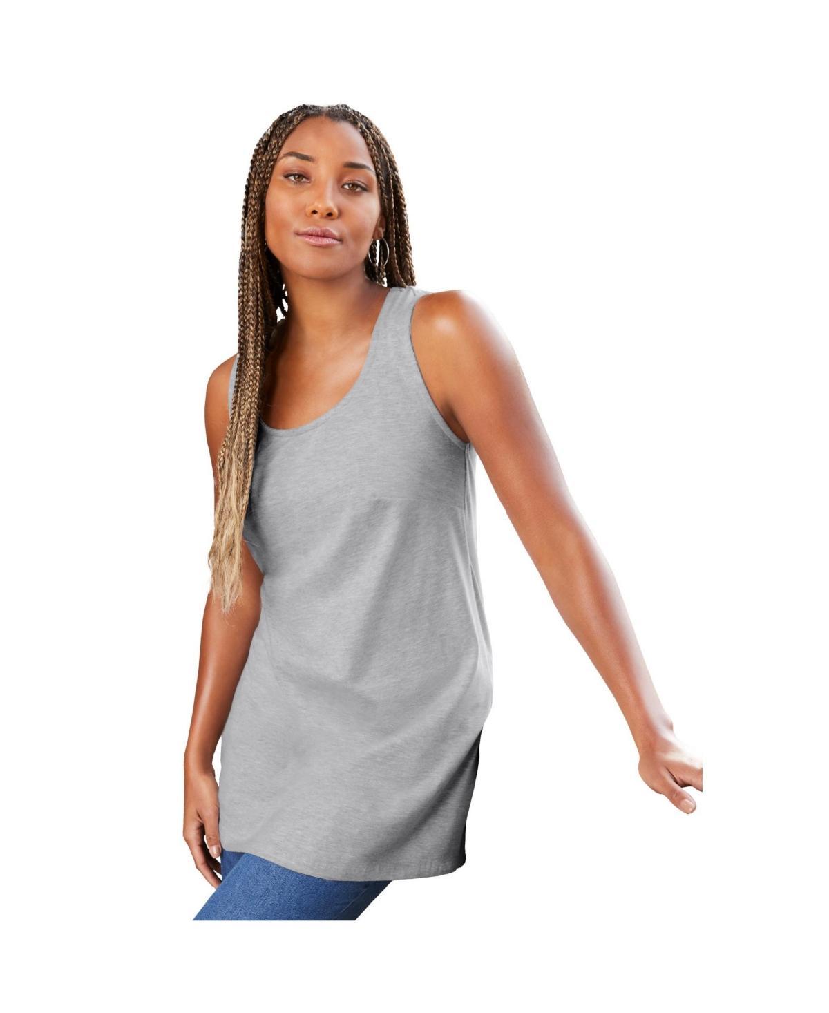 June + Vie Womens June + Vie Scoopneck One + Only Tunic Tank Product Image