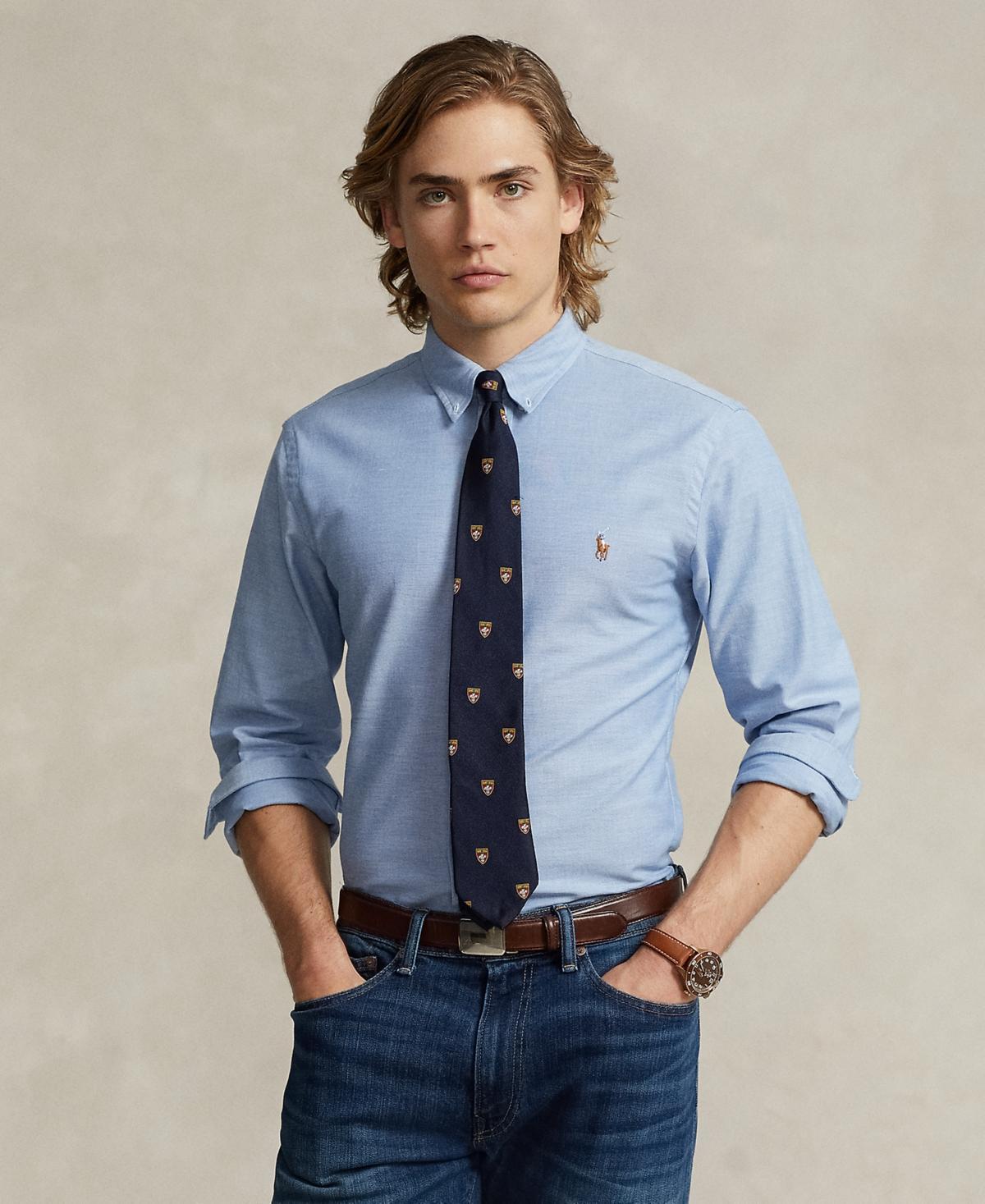 Polo Ralph Lauren Slim-Fit Solid Stretch Oxford Long Product Image