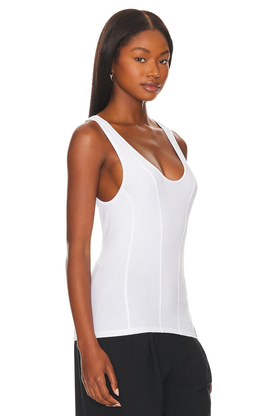 Sueded Jersey Seamed Tank The Range Product Image