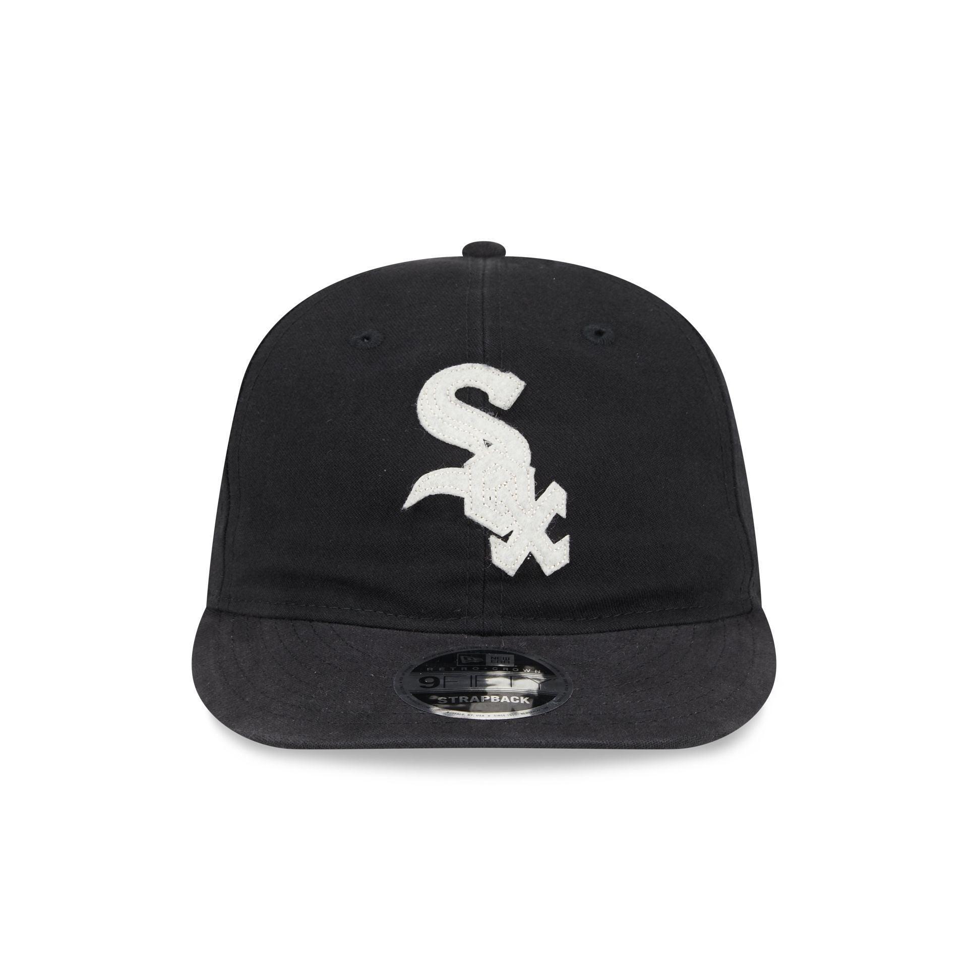 Chicago White Sox Canvas Felt Retro Crown 9FIFTY Adjustable Hat Male Product Image