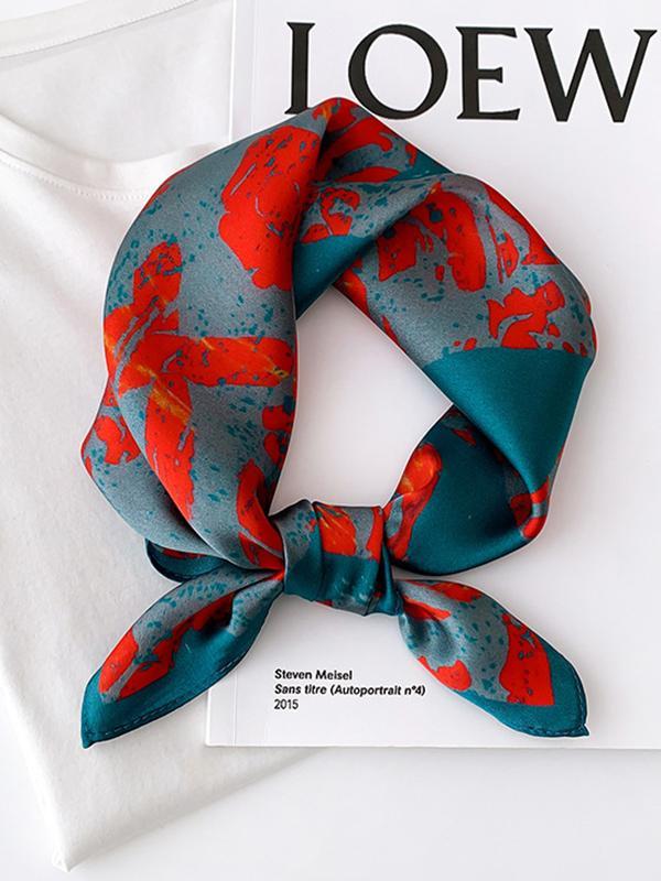 Leisure Fashion Square Printed Scarf Product Image