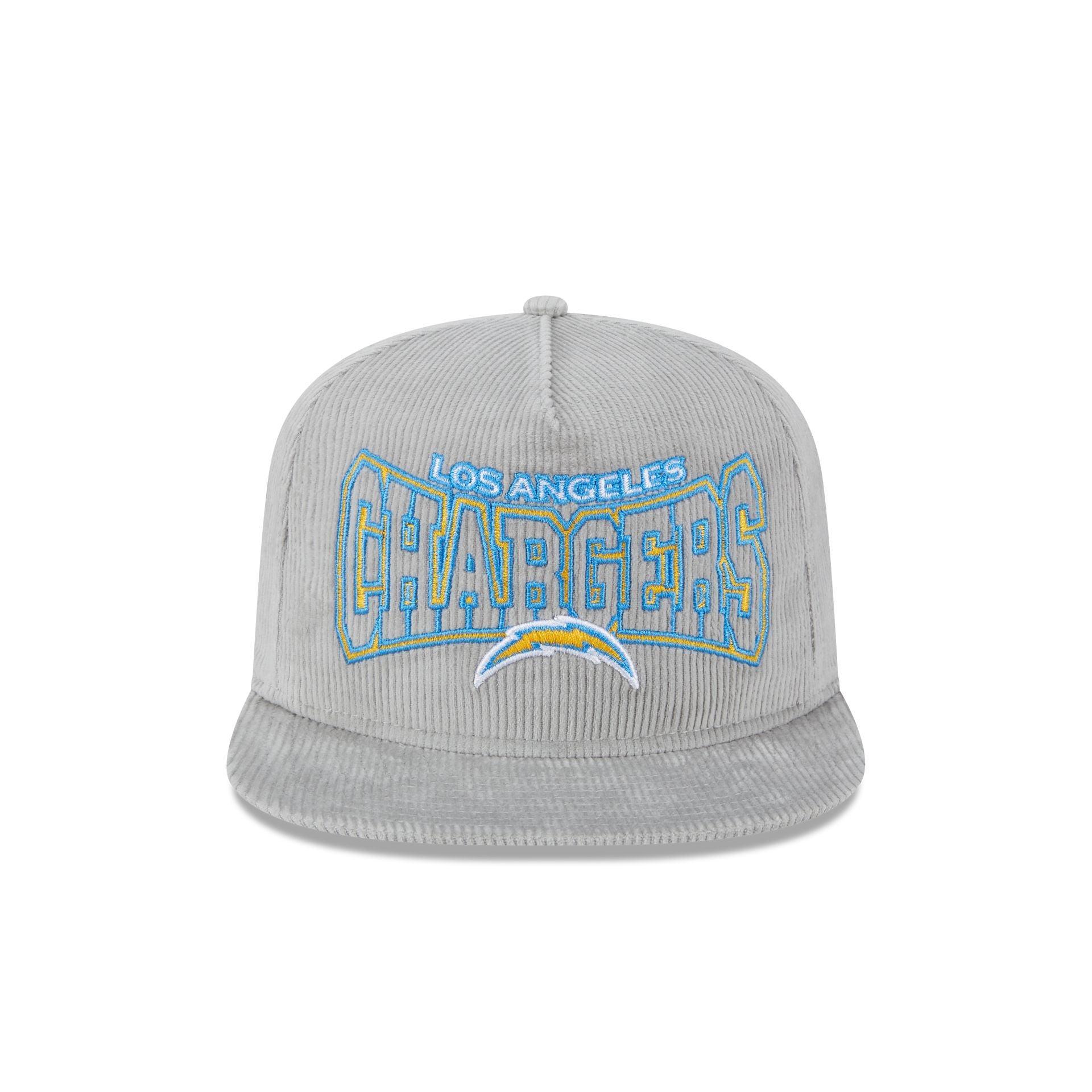 Los Angeles Chargers Gray Cord Golfer Hat Male Product Image