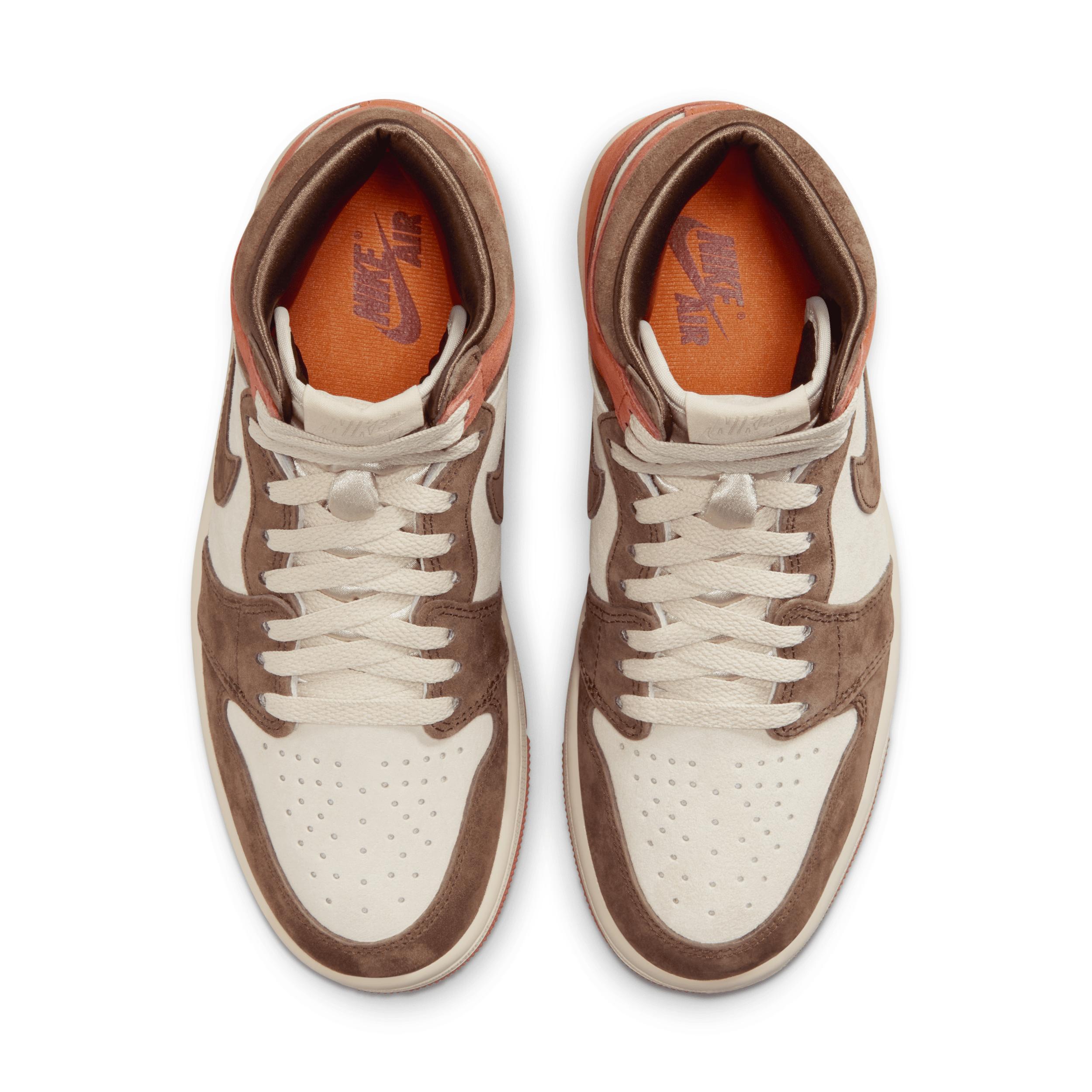 Jordan Womens Retro 1 High OG - Shoes Clay/Brown Product Image