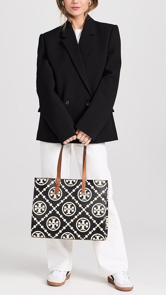 Tory Burch T Monogram Contrast Embossed Tote | Shopbop Product Image