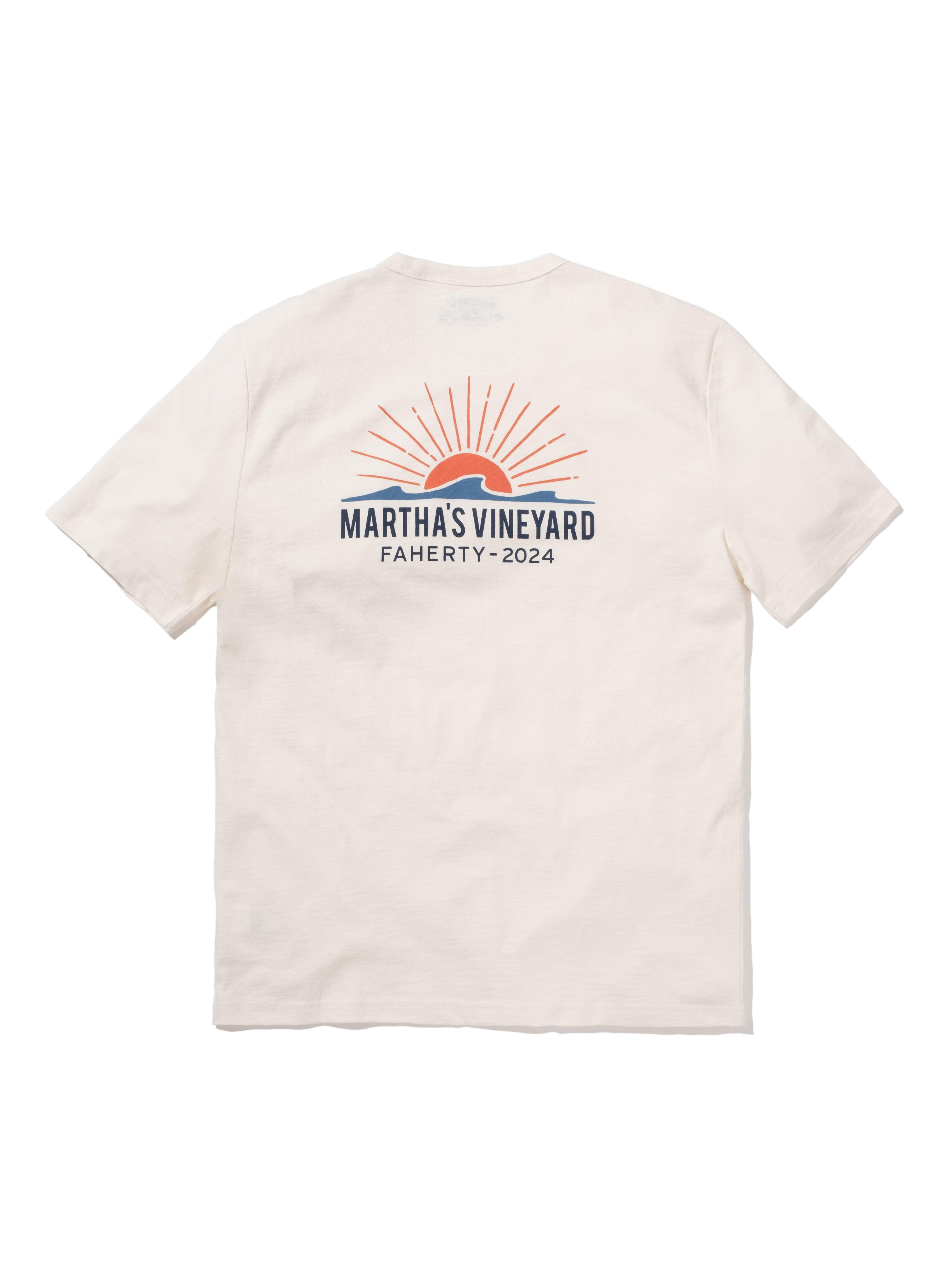 Martha's Vineyard Short-Sleeve Crew T-Shirt - White Male Product Image