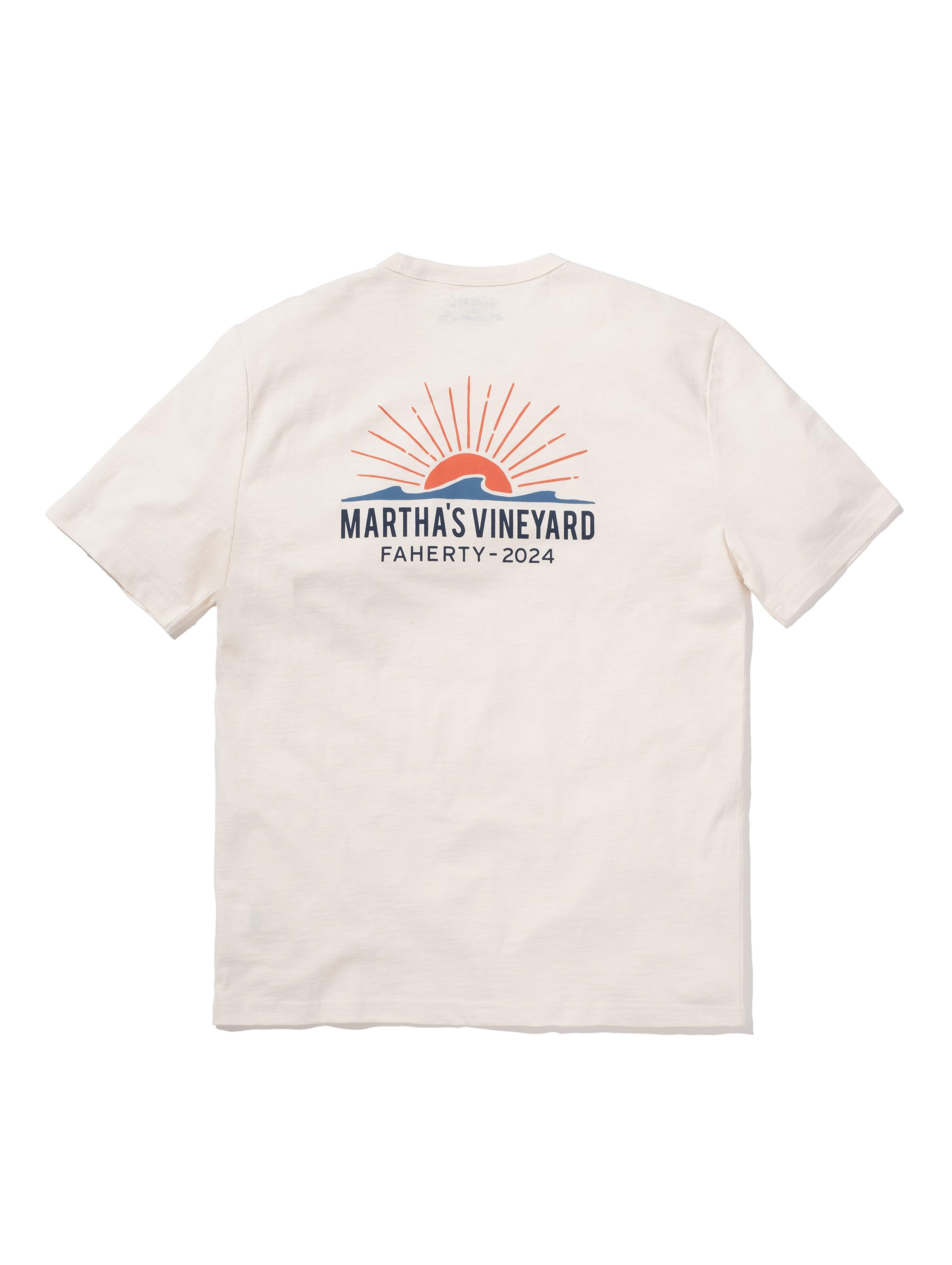 Martha's Vineyard Short-Sleeve Crew T-Shirt - White Male Product Image