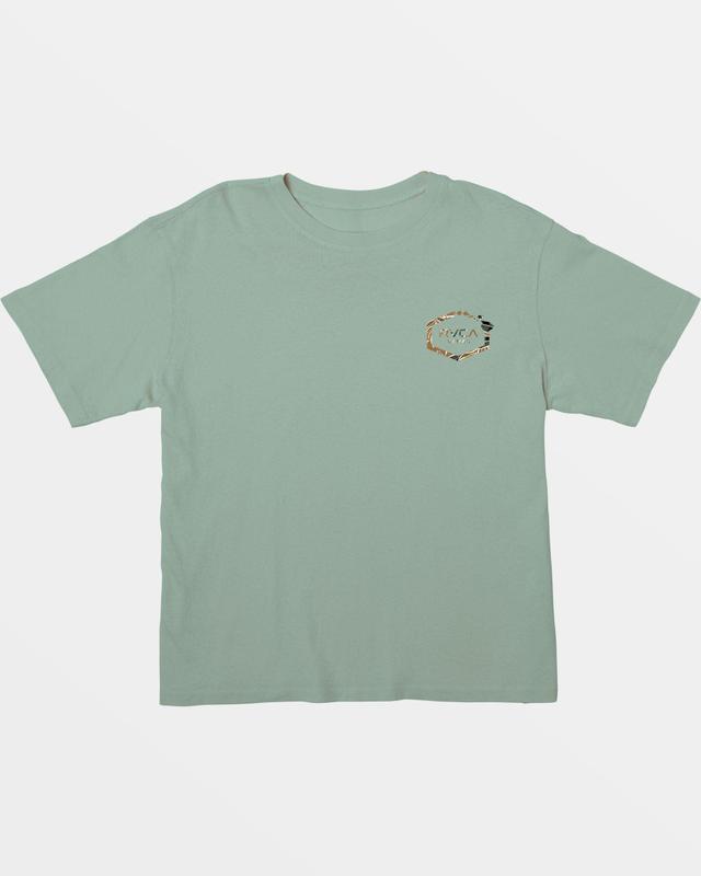 Hawaii Hex Cropped T-Shirt - Green Haze Product Image