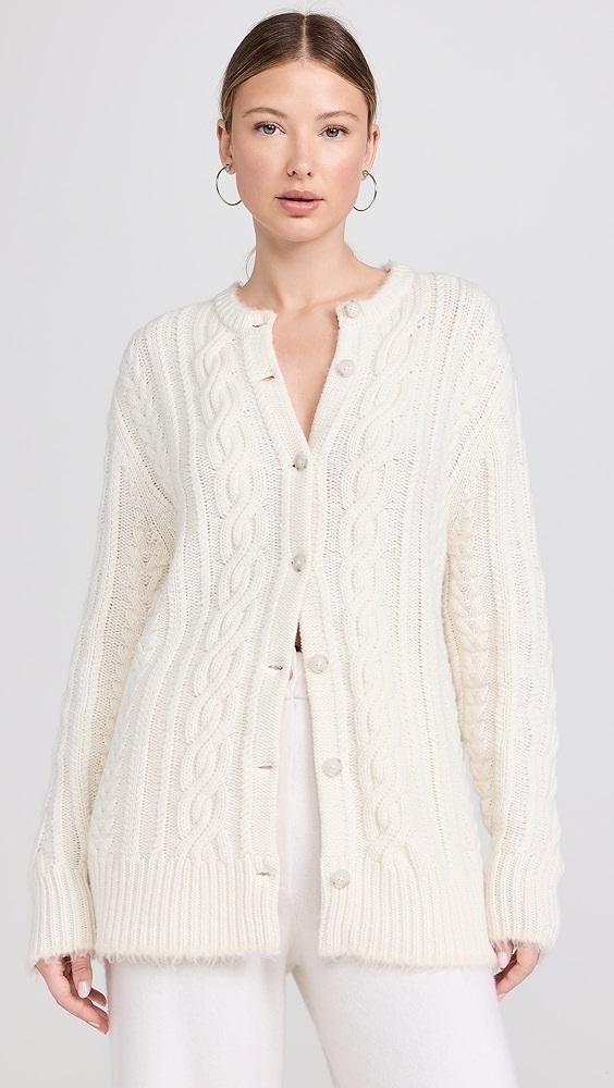 Guest in Residence Rossella Cable Cardigan In Cashmere Blend | Shopbop Product Image