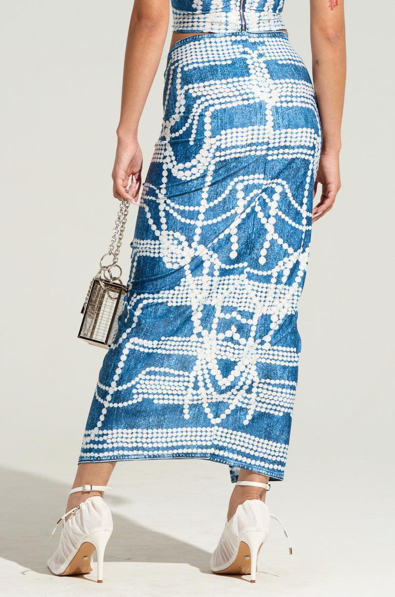 THINK AGAIN MIDI SKIRT Product Image