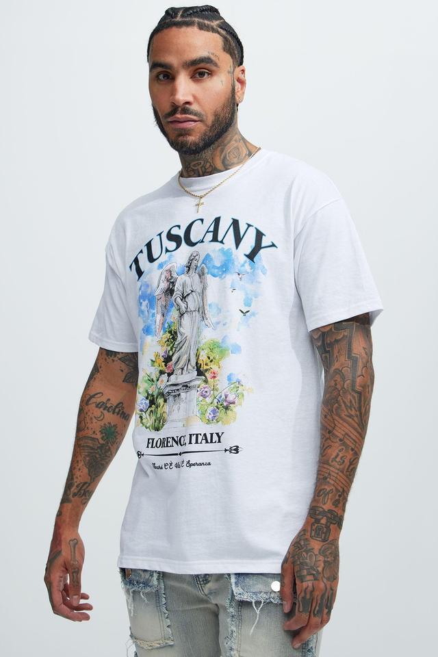 Tuscany Florence Italy Short Sleeve Tee - White Product Image