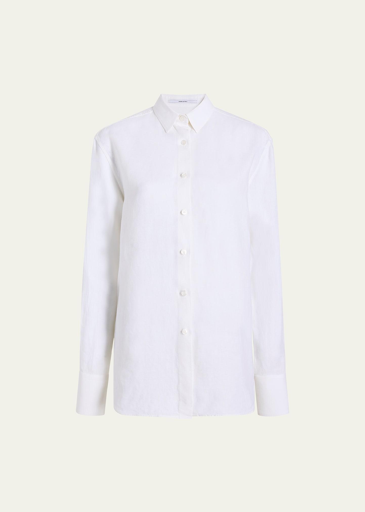 Linen Oversized Mens Shirt Product Image