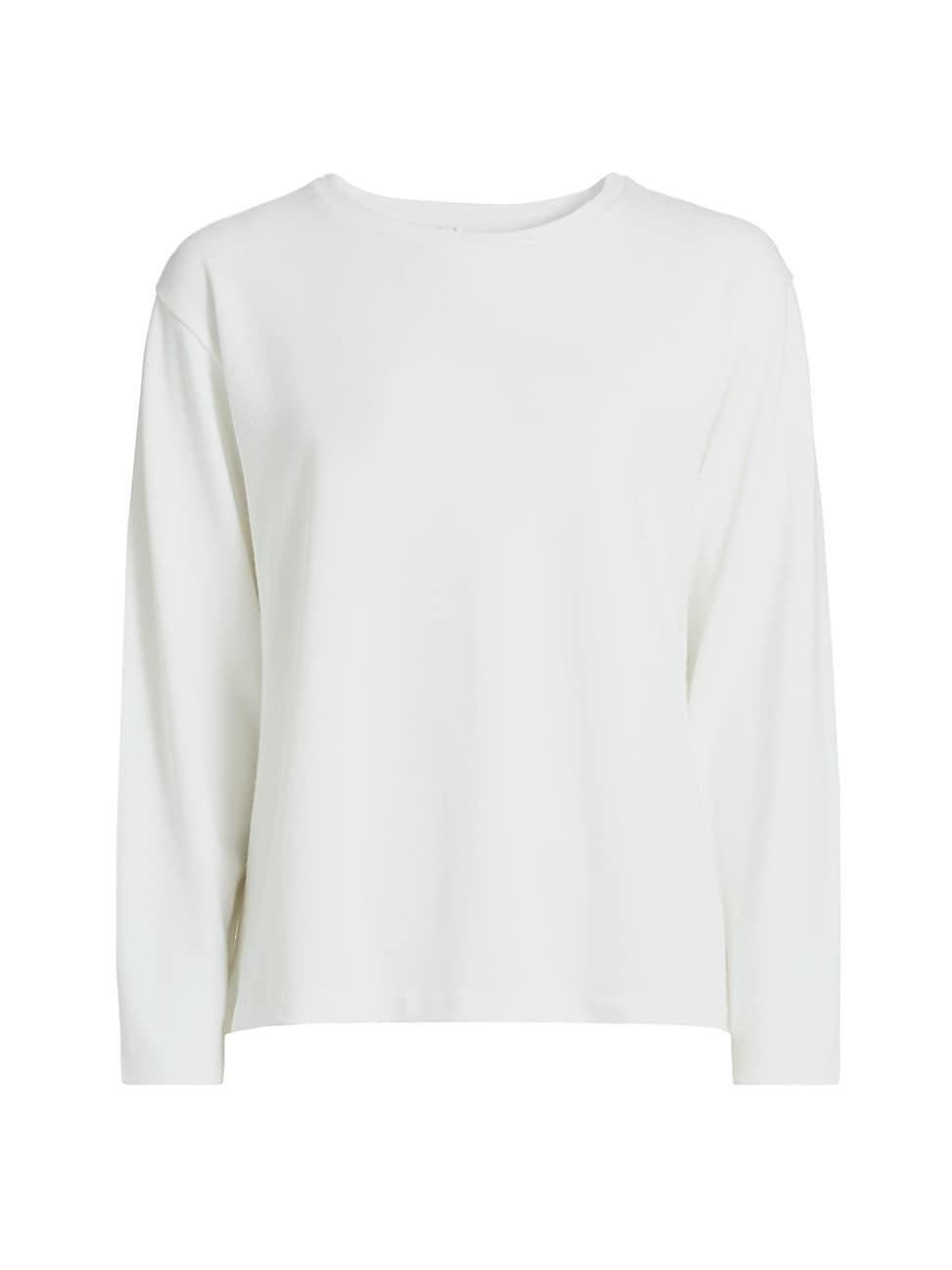 Womens Cashmere Crewneck Sweater Product Image