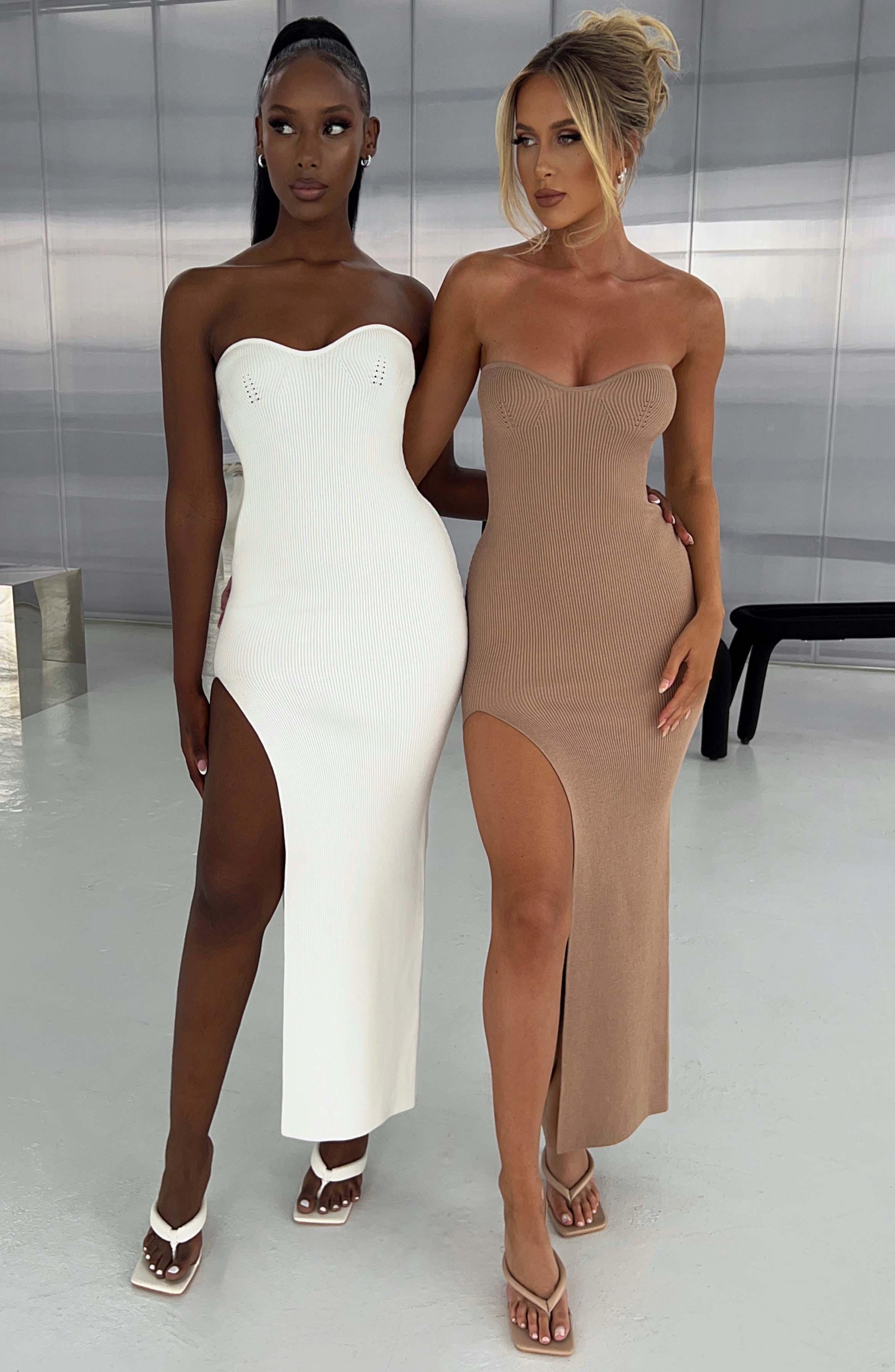 Angela Maxi Dress - Mocha Product Image