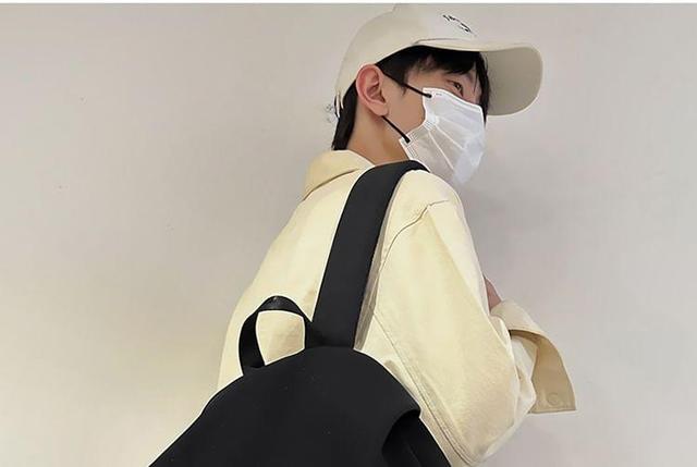 Plain Nylon Backpack Product Image