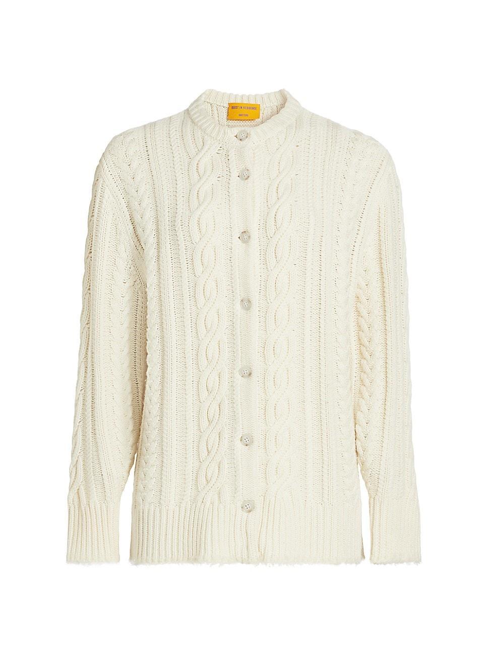 Womens Rossella Cable-Knit Cardigan product image