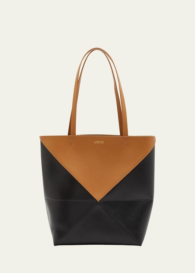 Medium Puzzle Bicolor Tote Bag Product Image